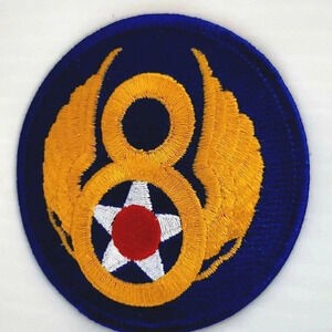 U.S. AIR FORCE 8TH Embroidered Patch (3") (0073)